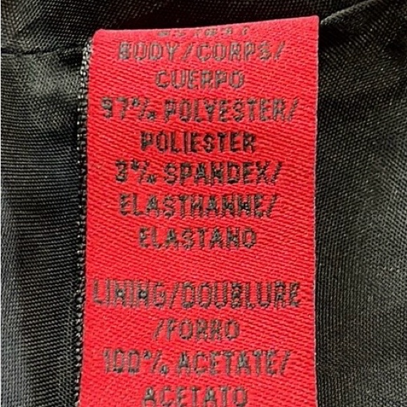 ❤️JS Collections Black & Rose Print Pleated Skirt Size 16 EUC🖤 - Picture 9 of 11